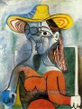 Buste de femme au chapeau 1962 Cubisme